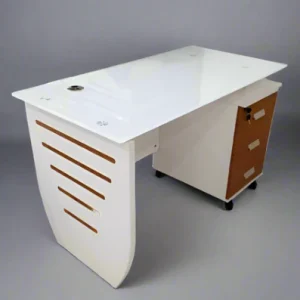 1.2 Meter Glass Top Office Desk description