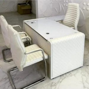 1.6 Meter Glass Office Table Only