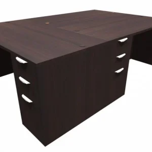 3 In One Workstation with Immovable Drawer