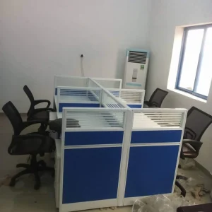 Four person workstation ( Blue )