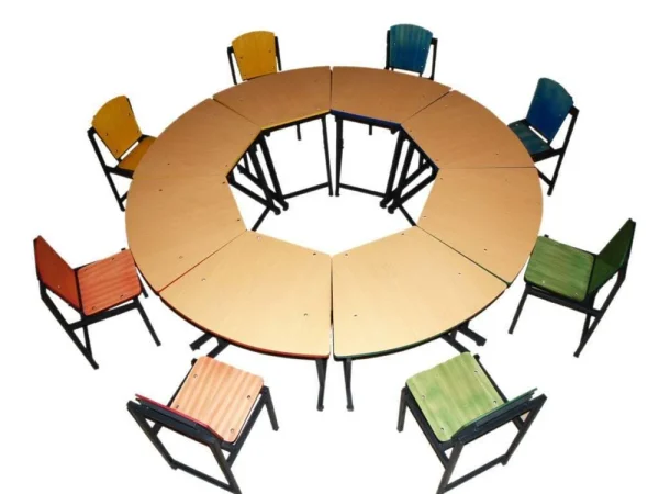 8-Seat-Round-Student-Activity-Table-Basic-1-4-Wooden-table