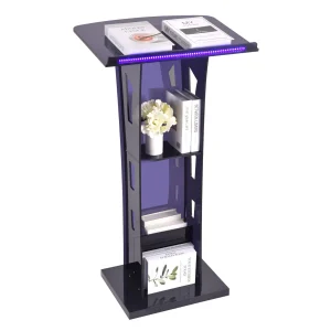 Acrylic-Podium-Stand-with-Led-Light-Clear-Podium-with-Storage-Shelf.