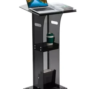 Acrylic-Rolling-Podium-Stand-for-ChurchPulpits-for-ChurchesTeacher-Podium