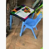 Children Chair And Table – Blue