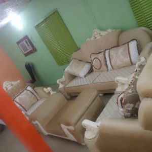 Classic leather Royal Luxury sofa set