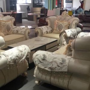 Cream Royal furniture Sofa set
