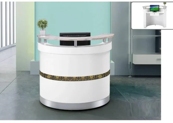Crescent Reception Desk -1.6mtr
