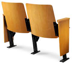 Auditorium chair Crusader-model – plywood Back View