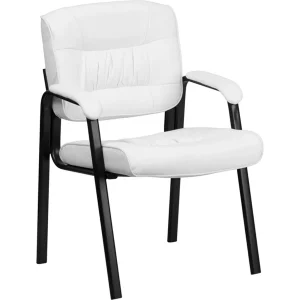 Flash Furniture Bonded Leather Side Chair White