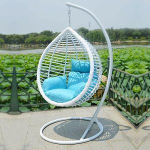 Swing Chair ( White and Blue )
