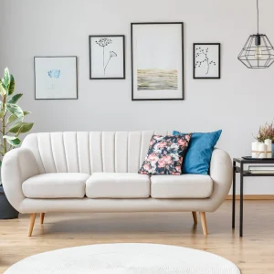 Ivory French Sofa