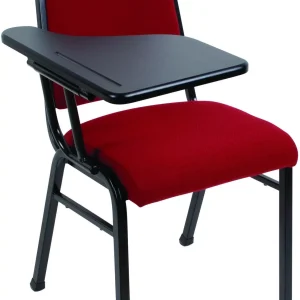 Lecture Chair Red-with- Black writing Pad