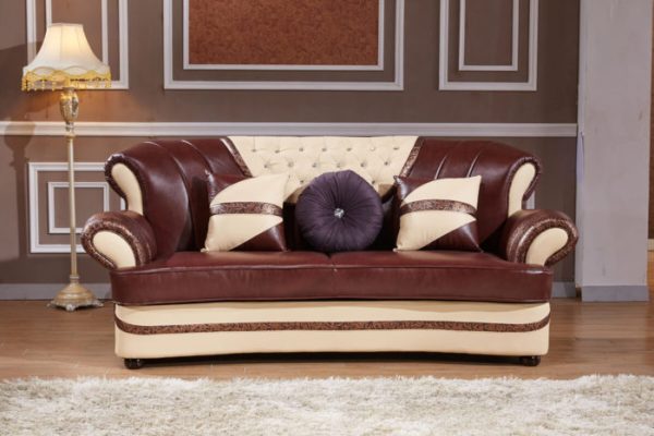 Luxury Sofa Set With Button Tufted Design