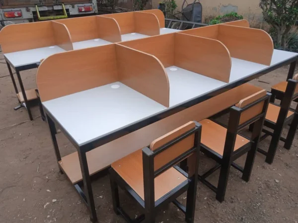 Metal-HDF-School-Desk Made with Wood