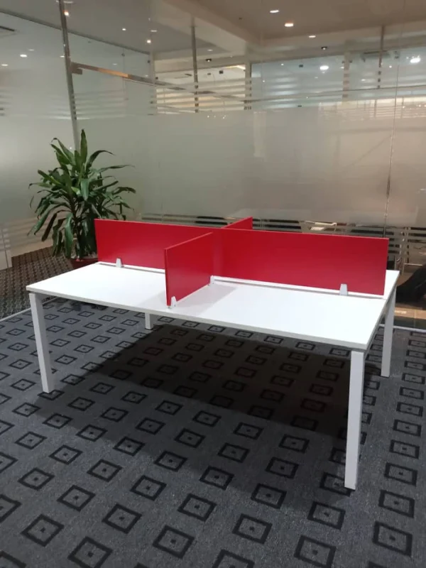 Simple Partition Workstation ( Red & White )