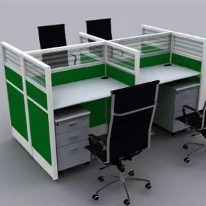 Four-Seater Office Workstation