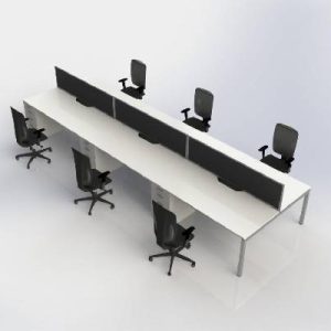 6 seater workstation