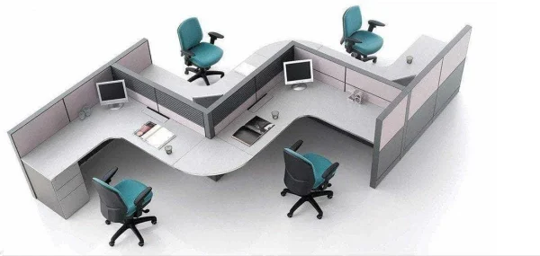 Elegance Design Workstation for 4 person