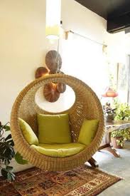 Rattan Weave  One Seater Swing Chair