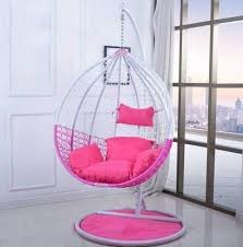 Egg Shape Swing Chair Pink