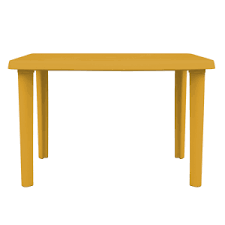Palace Plastic Table- Yellow