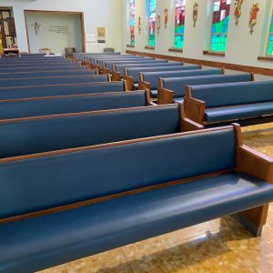 Pew Cushions for Churches Blue