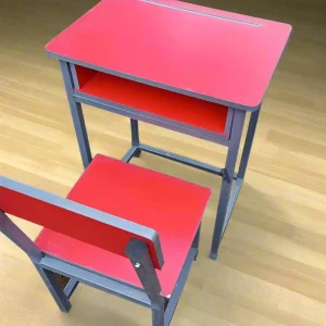 School-Desk-Single-Red