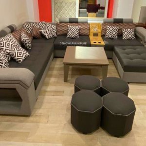 Set sofa with side stools