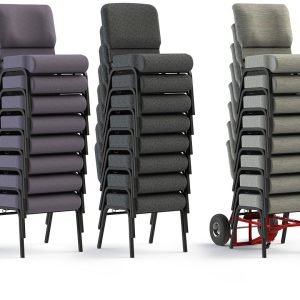 Stackable Church Chairs Padded Seats For Auditorium and Churches