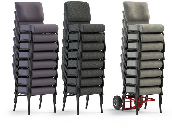 Stackable Church Chairs Padded Seats For Auditorium and Churches