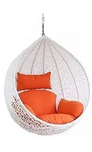 Swing Chair Orange & White
