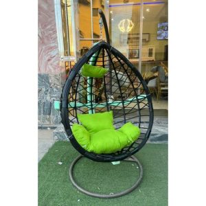 Adult Hanging Egg Shaped Swing Chair With Metal Stand