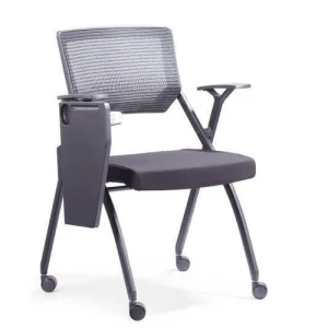 Ergonomic Training Chair on wheel With Writing Pad