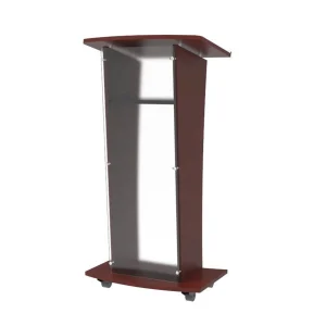 Wood-Acryilic-Podium-Church-Pulpit-Frost-Event-Speaker-Pulpit-Lectern-School