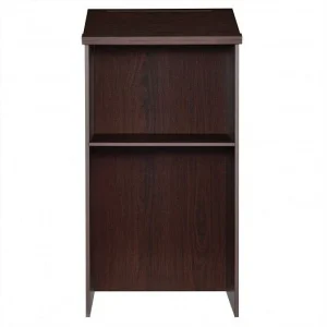 Wooden-Floor-Standing-Podium-Speaking-Lectern-Color-Brow