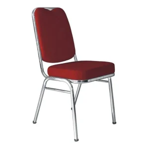 Bouquet Library Chrome Chair – Red