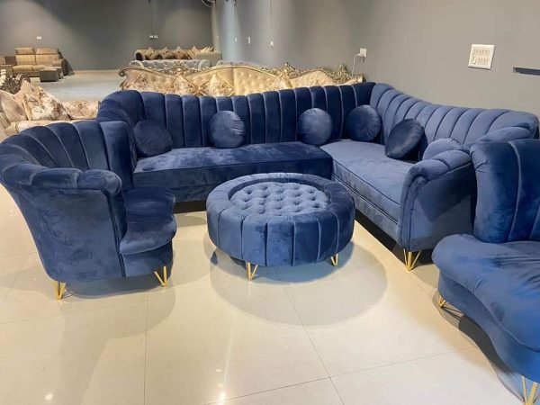 fabric sofa set with centre table