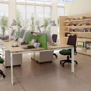 4 Person Workstation Design