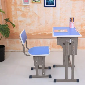 Kids Desk and Chair Set Height Adjustable Children’s Study Table for Ages 3-18