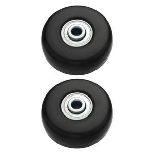 2PCS Luage Wheels Repment Rubber Casters Mute Swivel Castor Axles Suitcase Wheel Part Office Chair Casterniture Moving Tool