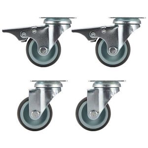 4 Pcs Set Heavy Duty Castor Wheel Non-Slip Mute Chair ( Click to view other images )