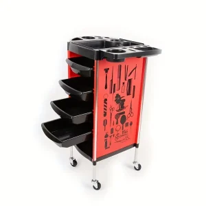 Salon Trolley 4 Tier Storage Rolling Carts
