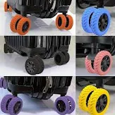 4pcs Luggage Wheel Silicone Protective Cover Caster Shoes Chair Wheels Cover Trolley Case Castor(Click to View other images)