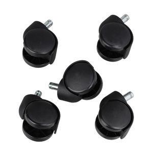 5 Pcs Hard Floor Castors Universal Desk Chair Wheels ( Click to view other images )
