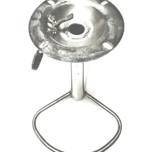 bar Stool Leg Parts Imported Stainless Steel for Kitchen Chair, Doctor Stool’ Steel Chrome Leg with Heavy Plate Attached (1 Piece) Heavy Duty( Click to view other images )