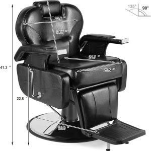Barber Chairs Heavy Duty All Purpose Salon Chair Hydraulic Recline Barber Chair