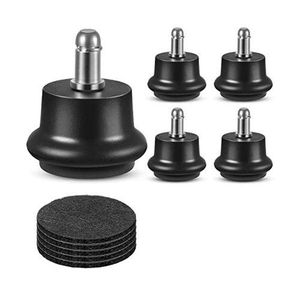 5pcs Chair Caster Wheels Heavy Duty Safe Chair Wheels Stopper Fixed Stationary Castors Office Chair Foot Wheelchair( Click to view other images )