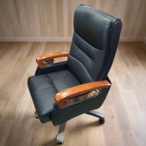 Black Executive Leather Office Chair