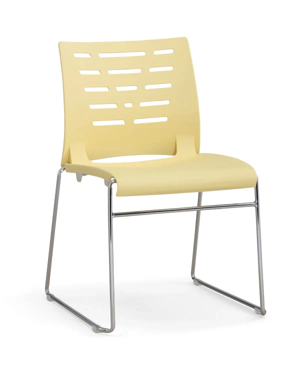 Contemporary plastic back party chair nude colour
