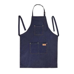 Denim Apron With Pockets